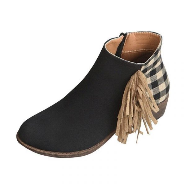 Bottines Franges Bohème Chic – Image 7