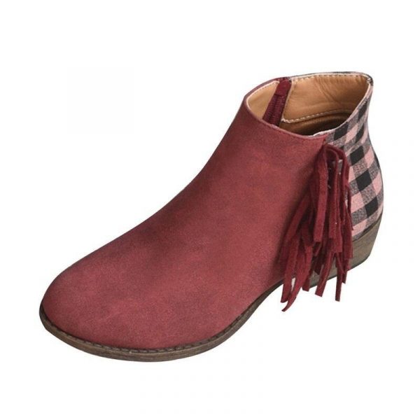 Bottines Franges Bohème Chic – Image 6