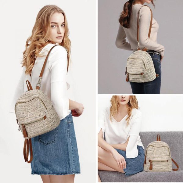 Sac à Dos Bohème <br/>Beige – Image 3