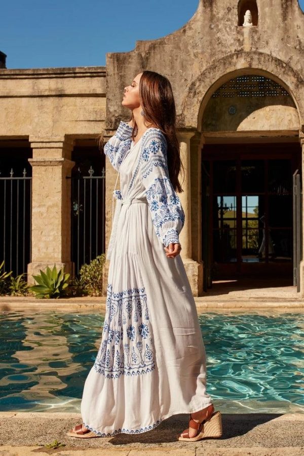 Robe Boho Vintage Maxi Longue – Image 2