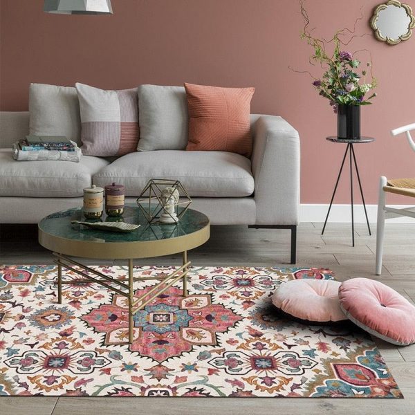 Tapis Bohème <br/>Rose