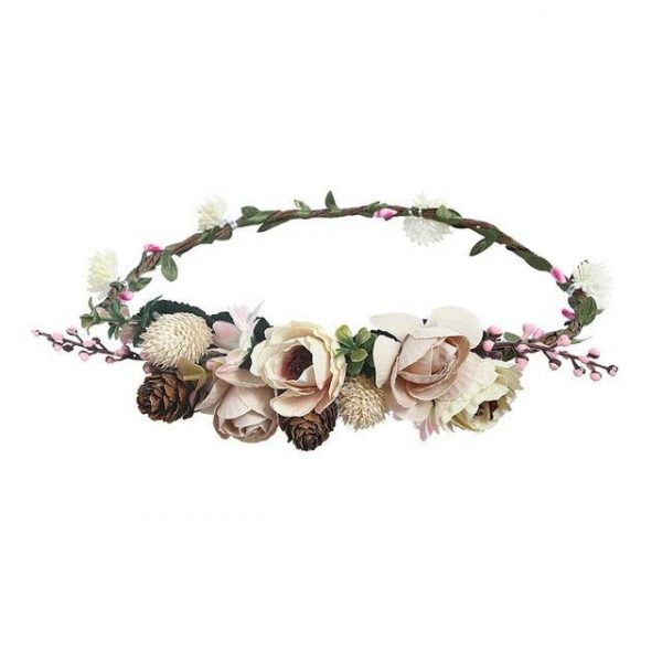 Couronne de Fleurs <br/>Artificielles pour Cheveux